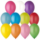 Воздушные шары латексные 10", 100 шт., МИКС - Фото 1