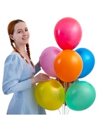 Воздушные шары латексные 14", металл, 100 шт., МИКС - Фото 5