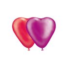 Шар латексный 10", сердце, неон, набор 100 шт., цвета МИКС - Фото 1