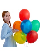 Воздушные шары латексные 12", кристалл, 100 шт., МИКС - Фото 2