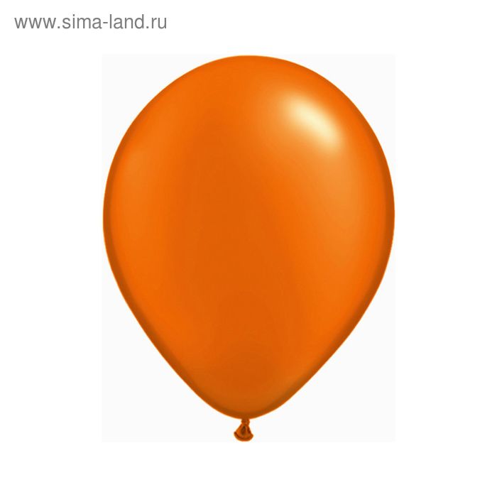 Шар латексный 5", пастель, набор 100 шт., цвет оранжевый - Фото 1
