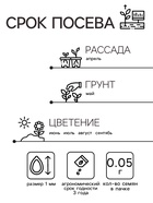 Семена цветов Годеция "Красавица лета" крупноцветковая, смесь окрасок, О, 0,05 г - Фото 2
