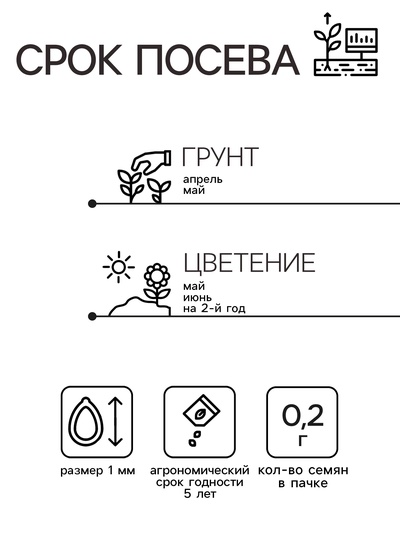 Семена цветов Аквилегия "Колумбина", 0,2 г