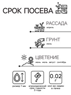 Семена цветов Агератум «Букетный», смесь окрасок, однолетник, 0.02 г, «Аэлита» - Фото 2