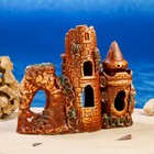 Декорации для аквариума "Замок с домиком", 17х27х26 см - Фото 2