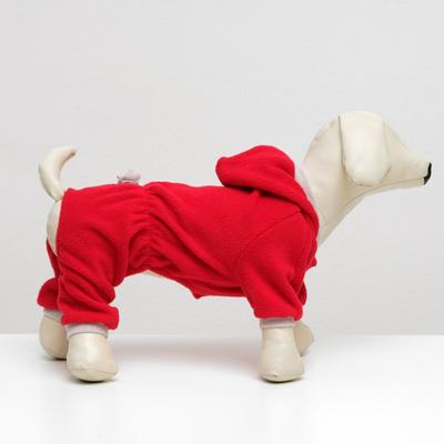 Комбинезон для животных, флисовый, XS (ДС 18-20, ОШ 24, ОГ 27-30 см), микс