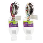 Расчёска массажная мини овальная, цвет МИКС - Фото 2