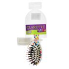 Расчёска массажная мини овальная, цвет МИКС - Фото 3