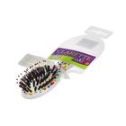 Расчёска массажная мини овальная, цвет МИКС - Фото 4