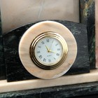 Набор письменный «Герб»: часы, визитница, подставки для ручек - Фото 4