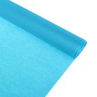 Бумага крепированная 50*250см, 32 г/м2, светло-голубая, в рулоне - Фото 1