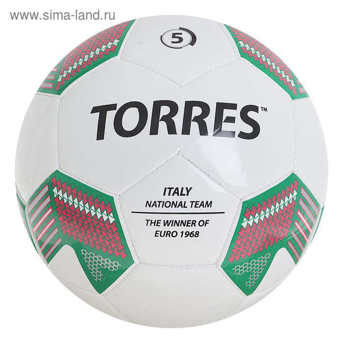 Мяч футбольный Torres EURO2016 Italy, F30505, размер 5 - Фото 1