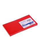 Конверт С65 114×229 мм, цветной, без подсказа, без окна, отрывная лента, 120 г/м², красный - Фото 3