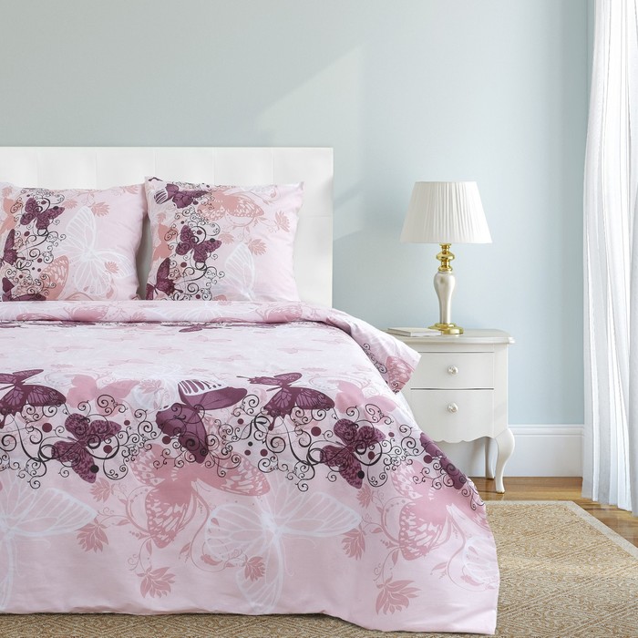 Постельное бельё евро «Этель. Ализе», бязь