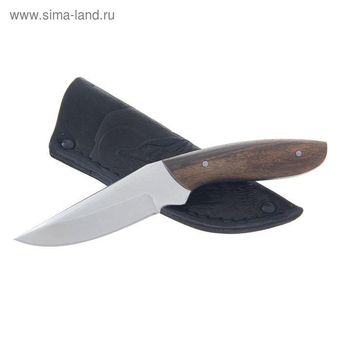 Нож нескладной "Гюрза" МР-5, г.Павлово, сталь 65Х13, рукоять-орех - Фото 1