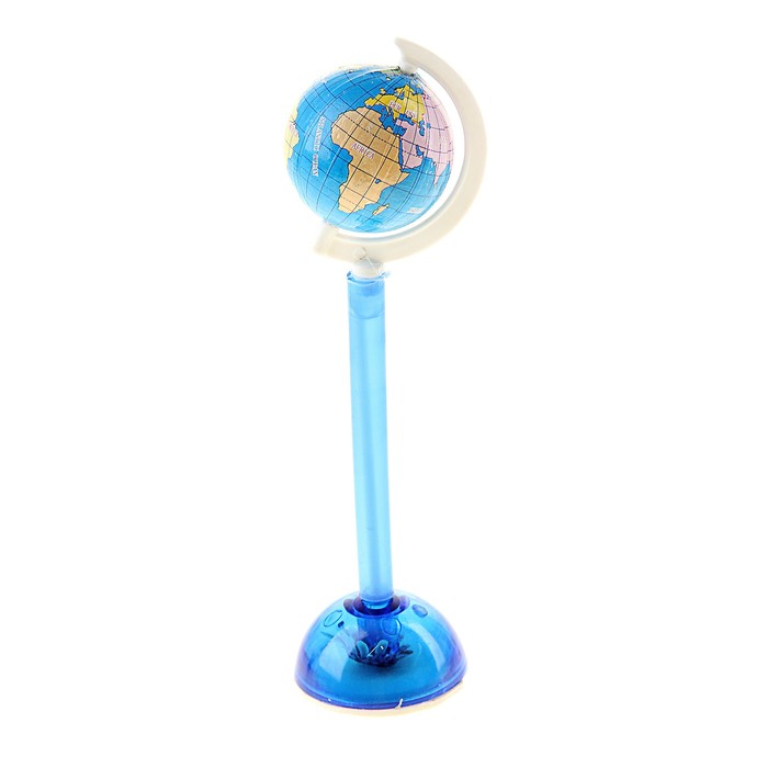 Ручка шариковая-прикол "Глобус" на подставке - Фото 1