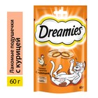 Лакомство Dreamies для кошек, курица, 60 г - Фото 1