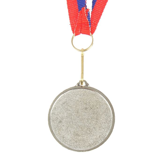 Медаль под нанесение 034 диам 4 см. Цвет сер. С лентой - фото 1906809959