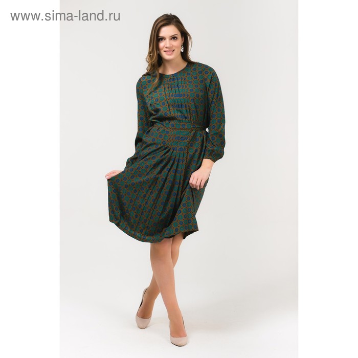 Платье женское 52000479, цвет зелёный, размер 52 (XXL), рост 170 - Фото 1