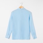 Блузка женская 10200260018, размер 48 (XL), рост 170 см, цвет голубой - Фото 6