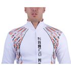 Куртка спортивная мужская, цвет белый, размер XXL, интерлок (арт. 515) - Фото 3