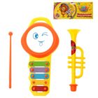 Набор музыкальных инструментов "Мульт Бэнд-3", 3 предмета - Фото 1