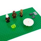 Пластина-перекрытие для конструктора, 16×24 см, цвет зелёный - Фото 3