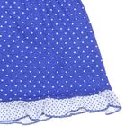 Платье для девочки, рост 80 см (50), цвет белый/синий/горох ДПК461001н - Фото 3