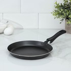 Сковорода блинная PROMO, d=22 см, антипригарное покрытие, алюминий, чёрная - Фото 1