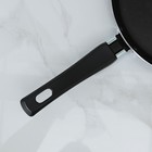 Сковорода блинная PROMO, d=22 см, пластиковая ручка, антипригарное покрытие, цвет чёрный - Фото 4