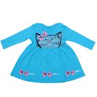 Платье для девочки "Кошка", рост 98 см (56), цвет св.бирюза - Фото 1