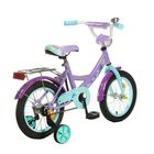 Велосипед двухколесный 14" GRAFFITI "ХОЛОДНОЕ СЕРДЦЕ", цвет: светло фиолетовый - Фото 6