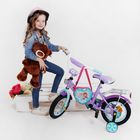 Велосипед двухколесный 12" GRAFFITI "ХОЛОДНОЕ СЕРДЦЕ", цвет: светло фиолетовый - Фото 8