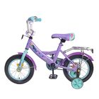 Велосипед двухколесный 12" GRAFFITI "ХОЛОДНОЕ СЕРДЦЕ", цвет: светло фиолетовый - Фото 4