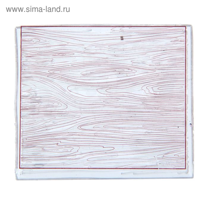 Штамп для творчества "Фактура дерева", 7 х 6см - Фото 1