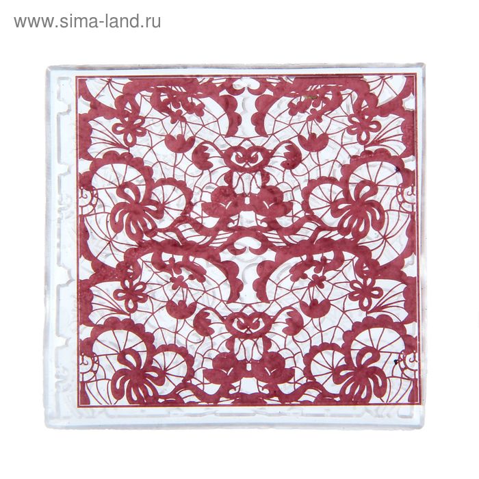 Штамп для творчества "Кружево", 7 х 6см - Фото 1