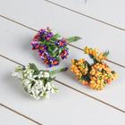 Декор для творчества "Капельки" (1 набор=1 букету) в букете 12 цветов МИКС 12х1,5 см - Фото 4