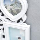 Фоторамка-коллаж на 9 фото 10×10, 10×15 см «Семейная ветвь», пластик, мультирамка, белая, 56.5×43×2 см - Фото 2