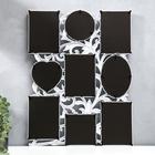 Фоторамка-коллаж на 9 фото 10×10, 10×15 см «Семейная ветвь», пластик, мультирамка, белая, 56.5×43×2 см - Фото 3