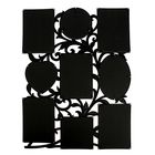 Фоторамка на 9 фото 10х10, 10х15 см "Семейная ветвь" чёрная 56,5х43х2 см - Фото 4