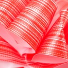 Бант-шар №4.5 "Тонкие полосы", цвет красный - Фото 5