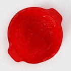 Форма для выпечки Доляна «Корзина», силикон, 26×22,5×9 см, цвет красный - фото 4554621