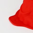 Форма для выпечки Доляна «Корзина», силикон, 26×22,5×9 см, цвет красный - фото 4554622
