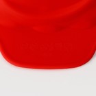 Форма для выпечки Доляна «Корзина», силикон, 26×22,5×9 см, цвет красный - фото 4554624