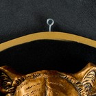 Панно "Голова тигра" бронза, щит черный 40см - Фото 3