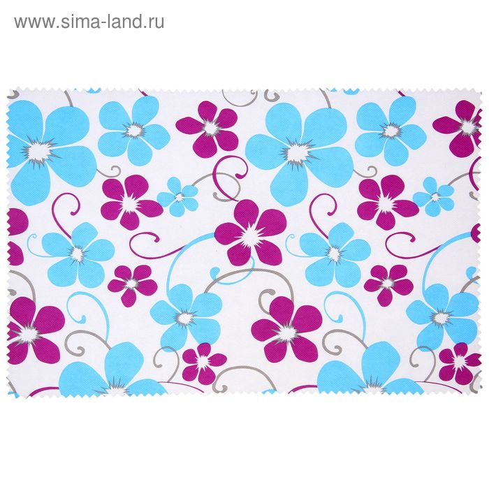 Салфетка сервировочная на стол «Анютины глазки», 41×28 см, цвет МИКС - Фото 1