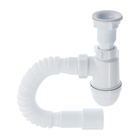 Сифон для раковины «АНИ Пласт» Варяг C5015, 1 1/4" × 40 мм, с гибкой трубой 40×40/50 мм - Фото 1