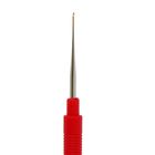 Крючок для вязания стальной, 113-7, экстратонкий, с ручкой, d=0,5мм, 13см - Фото 2