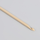 Крючок для вязания, бамбуковый, d = 5 мм, 15 см - Фото 2