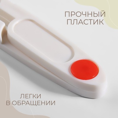 Ножницы для обрезки ниток, с защитным колпачком, 12 см, МИКС